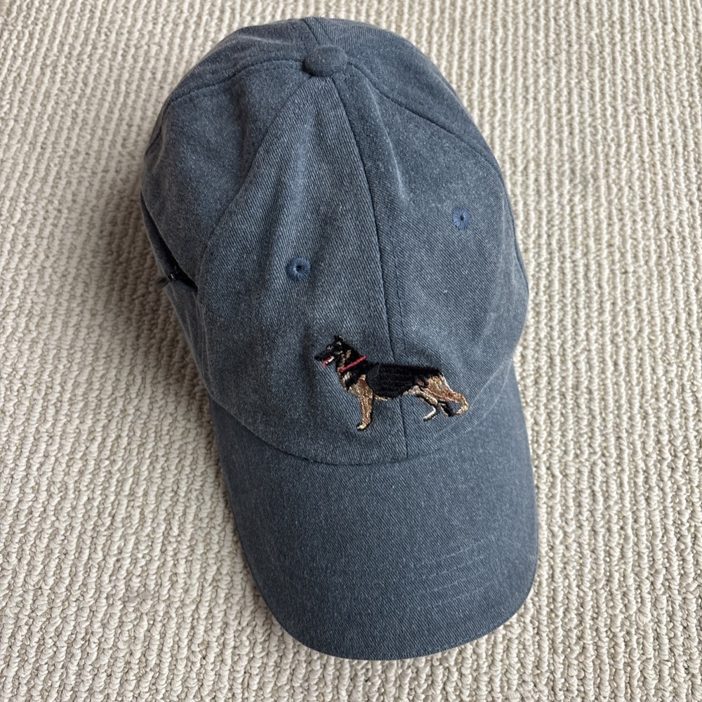 German Shepherd Dog Embroidered Your Breed Strapback Baseball Hat Cap Adjustable